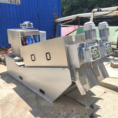 A vite automatico della macchina a spirale di disidratazione dei fanghi di separazione di solido liquido SS304