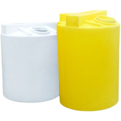 100L Round Bottom PE Dosis Bucket Pac / Pam Pencampuran Agen Limbah Kimia