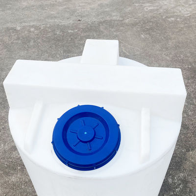 100L Round Bottom PE Dosis Bucket Pac / Pam Pencampuran Agen Limbah Kimia