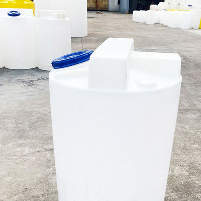 100L Round Bottom PE Dosis Bucket Pac / Pam Pencampuran Agen Limbah Kimia