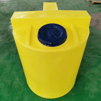 dose de mistura plástica inferior de PAM Dissolving Sewage Treatment Reagent da cubeta do plano do PE 200L