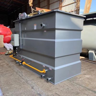 Edelstahl-horizontaler Fluss DAF Dissolved Air Flotation Machine integrierte 50m3/H