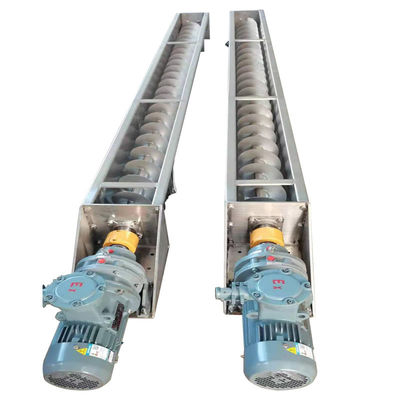 Art des Kohlenstoffstahl-Edelstahl-Wellen-Schneckenförderer-U abzüglich des trockenes Pulver-Steinschlamms
