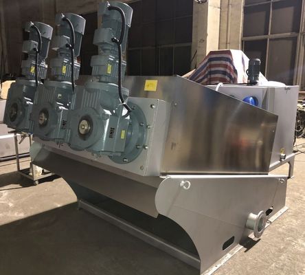 Schrauben-Stapler-Aquakultur-Spiralen-Schlamm-Entwässerungsmittel des Edelstahl-5m3/H