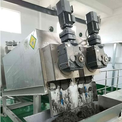 des maschinennahrungsmittelfabrik-Schlamms des Schlamms der Spirale 15m3/H Entwässerungsentwässerungsausrüstung