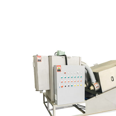 20m3 / H Máy khử nước bùn xoắn ốc Trang trại Thiết bị xử lý bùn phân chuồng