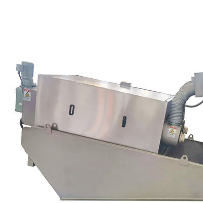 20m3 / H Máy khử nước bùn xoắn ốc Trang trại Thiết bị xử lý bùn phân chuồng