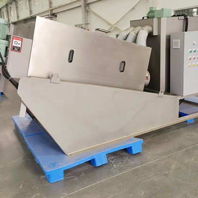 20m3 / H Máy khử nước bùn xoắn ốc Trang trại Thiết bị xử lý bùn phân chuồng