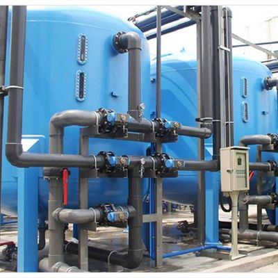 filtro bajo de acero de las multimedias de la arena del agua subterránea del río del filtro del carbono activado de carbono 30m3/H