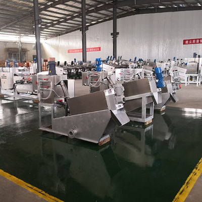 化学製品工場のための50m3/H手回し締め機の沈積物の排水機械