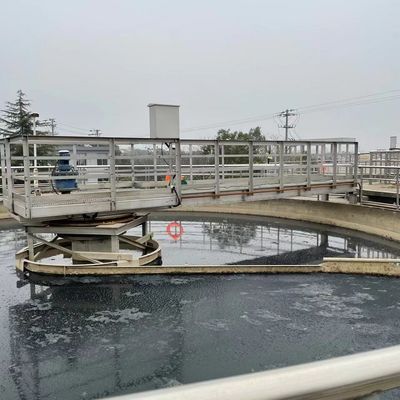 Réservoir de sédimentation périphérique de grattoir de boue d'entraînement de demi pont d'acier inoxydable