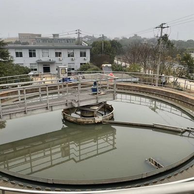 Réservoir de sédimentation périphérique de grattoir de boue d'entraînement de demi pont d'acier inoxydable
