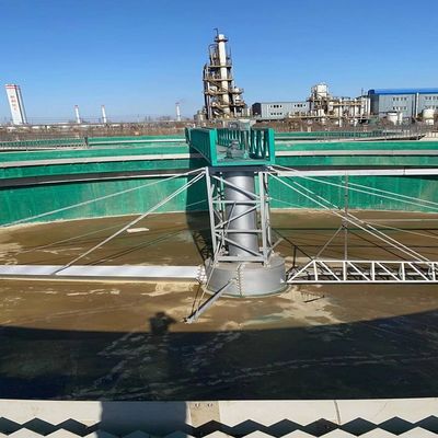 Réservoir de sédimentation périphérique de grattoir de boue d'entraînement de demi pont d'acier inoxydable