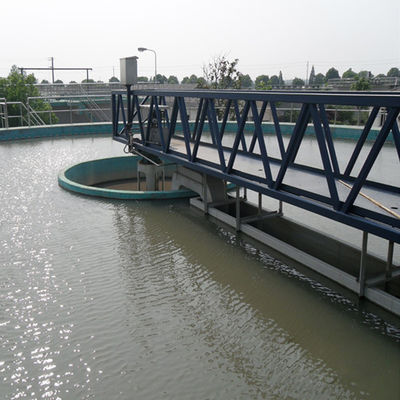 Réservoir de sédimentation périphérique de grattoir de boue d'entraînement de demi pont d'acier inoxydable