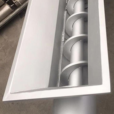 Transporte de correia em forma de u Shaftless do parafuso para o carbono Ash Concrete da lama da grão do almofariz