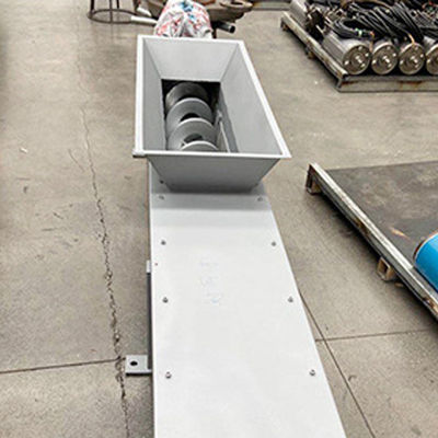 Transporte de correia em forma de u Shaftless do parafuso para o carbono Ash Concrete da lama da grão do almofariz