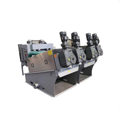 Endüstriyel Volute Çamur Susuzlaştırma Makinesi Kanalizasyon Çiftliği Fekal Atıksu Arıtma