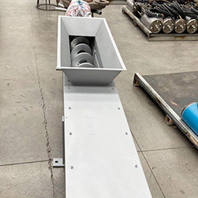 U Type Screw Conveyor Untuk Sludge Cinder Cinder Ore Grain