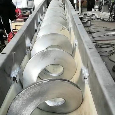 U Type Screw Conveyor Untuk Sludge Cinder Cinder Ore Grain