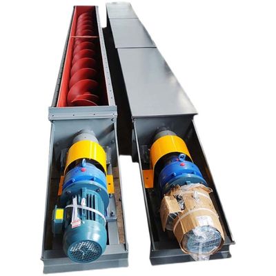 Rosca transportadora de lodo de aço inoxidável 304 em forma de U