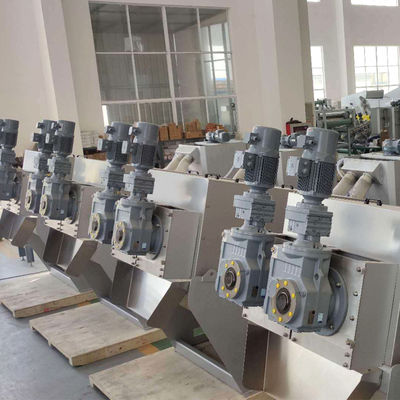 Acero inoxidable de la máquina de deshidratación del lodo de la prensa de tornillo agrícola