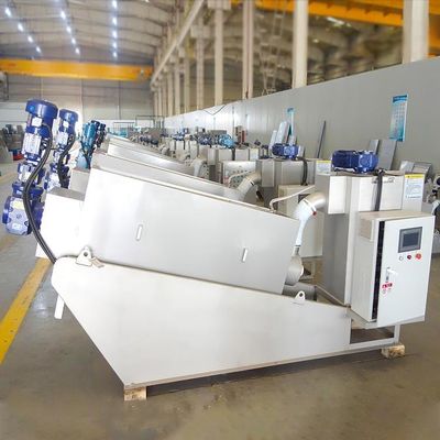 برغي الصحافة مصنع كيميائي الحمأة معدات نزح المياه أوتوماتيكية بالكامل