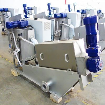 برغي الصحافة مصنع كيميائي الحمأة معدات نزح المياه أوتوماتيكية بالكامل