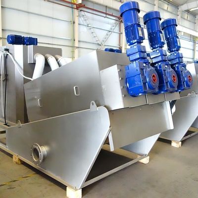 برغي الصحافة مصنع كيميائي الحمأة معدات نزح المياه أوتوماتيكية بالكامل