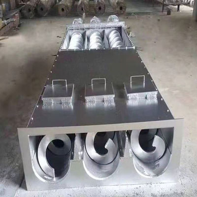 Rosca Transportadora Sem Eixo Resistência a Alta Temperatura Aço Inoxidável