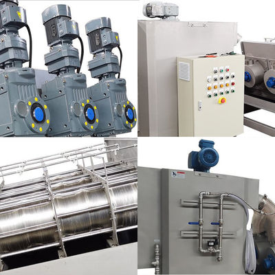 मोबाइल स्टैक्ड स्क्रू स्लज डीवाटरिंग मशीन ऑटोमैटिक स्क्रू प्रेस