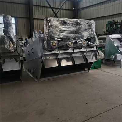 Сгущение шуги прессы винта нержавеющей стали обезвоживая интегрированное машиной