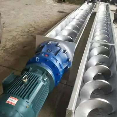 Шнек спирали цемента конвейера винта лепешки нержавеющей стали