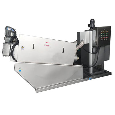Сгущение шуги прессы винта нержавеющей стали обезвоживая интегрированное машиной