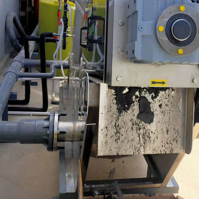 Screw Press Sludge Dewatering Equipment Mesin Dewatering Volute Otomatis