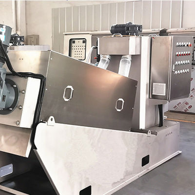 Alto tasso di disidratazione della macchina a spirale automatica di disidratazione dei fanghi SS304