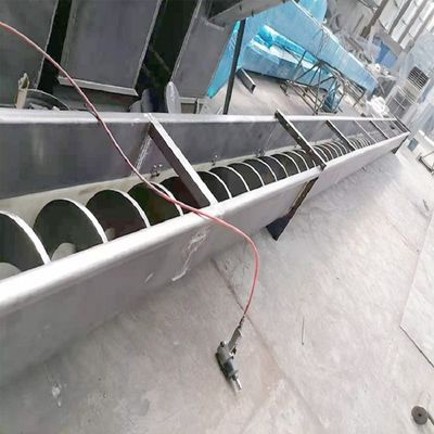 Băng tải trục vít đôi trục ngang bằng thép không gỉ 1000mm cho ngành than