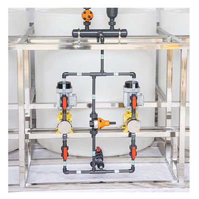Mistura de dissolução de dose automática completa da máquina 4500L/H integrada