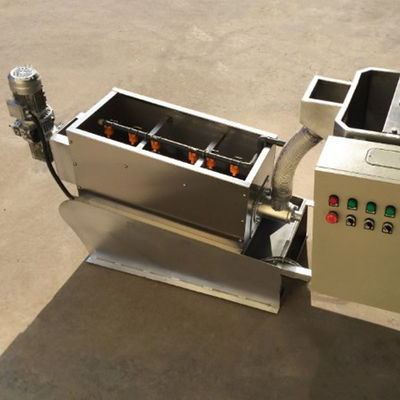 Automatisches Laufen der SS304/316 Spindelpresse-Schlamm-Entwässerungsmaschinen-2.25kw