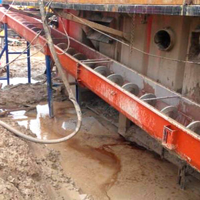 30t / H Przenośny pochyły przenośnik ślimakowy Ss U Groove Ślimakowy przenośnik taśmowy