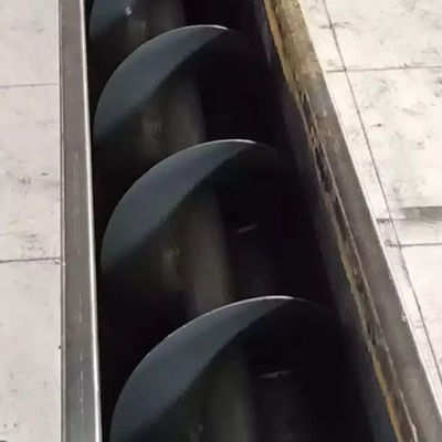 하수 처리를 염색시키기 위한 5t/H SS316 머드 나사송곳 샤프트리스 스크루 벨트 콘베어