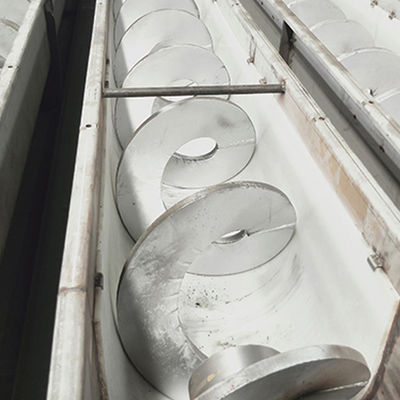 하수 처리를 염색시키기 위한 5t/H SS316 머드 나사송곳 샤프트리스 스크루 벨트 콘베어