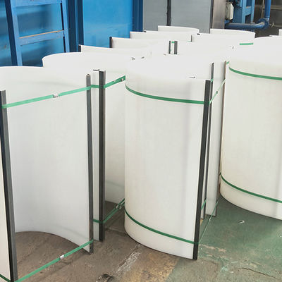 하수 처리를 염색시키기 위한 5t/H SS316 머드 나사송곳 샤프트리스 스크루 벨트 콘베어