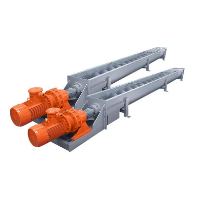 Bezwałowy przenośnik spiralny ze stali węglowej Regulowana prędkość Dostosowane 1 ~ 100 m