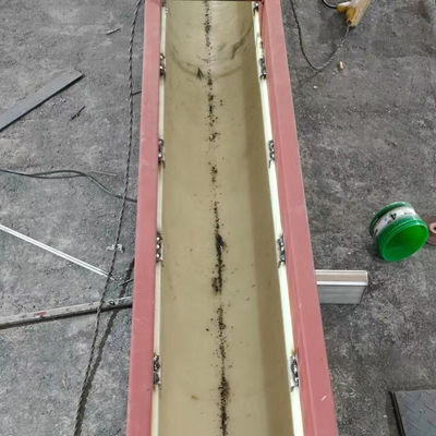 Bezwałowy przenośnik spiralny ze stali węglowej Regulowana prędkość Dostosowane 1 ~ 100 m