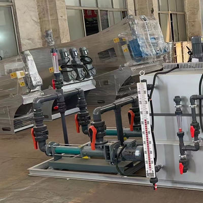 PAM 폴리머 화학 분말 하수 처리용 동결제 자동 복용 시스템