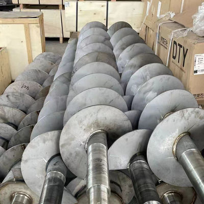 Слад из углеродистой стали Sprial 304 нержавеющий винтовой конвейер для цемента