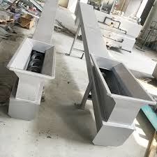 máquina da imprensa da lama de 250mm, tratamento de águas residuais da imprensa de parafuso 1.5Kw