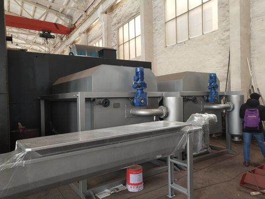 30m3 / jam Rotary Drum Thickener Moving Ring Screw Shaft