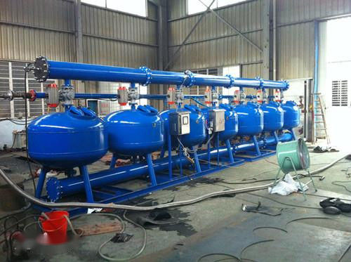 Industrielles Kohlenstoffstahl-Sandfiltrationssystem