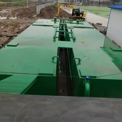 Séparation de solide-liquide intégrée de machine de traitement des eaux résiduaires